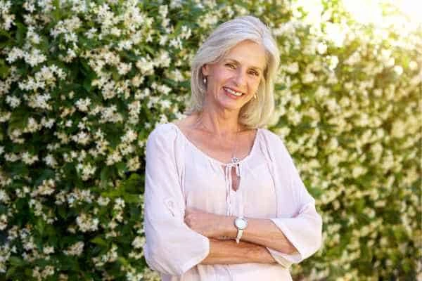 Older woman happy with urinary incontinence treatment East Kilbride